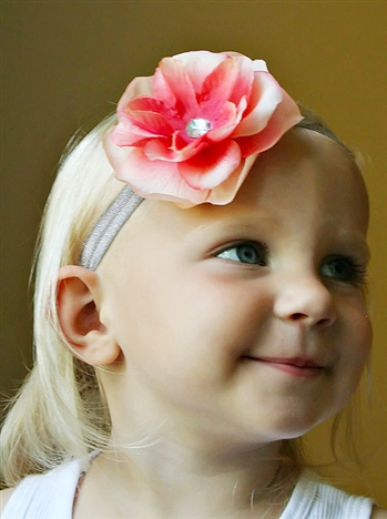 1920s The Georgia Headband Peaches and Cream