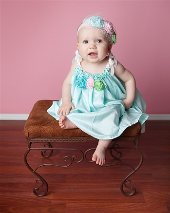 930s Marseille Luxe Pastel Portrait Dress