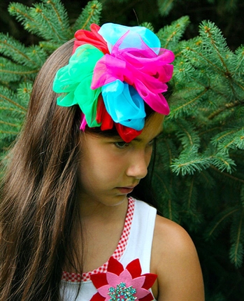 Skipper Picnic Chiffon Headband
