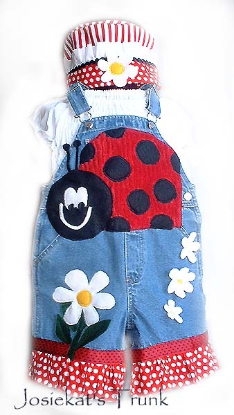 Ladybug Cutie Overalls