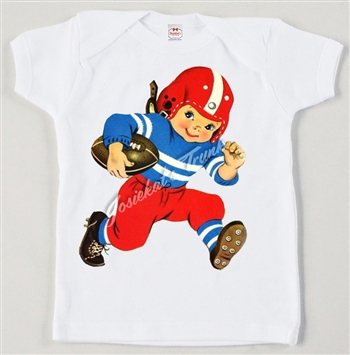 Retro Football Player Vintage Tee