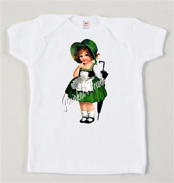 Retro St.Patrick's Day Irish Girl Vintage Tee