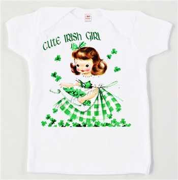 Retro St. Patrick's Day Irish Girl Vintage Tee