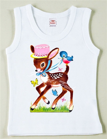 Retro Birthday Deer Vintage Tee