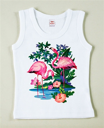 Retro Flamingo Vintage Tee