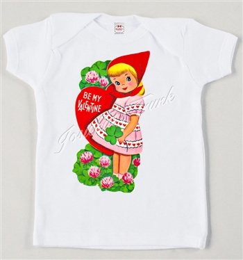 Retro Valentine Gnome Vintage Tee