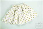 Gold Dot Skirt for girls