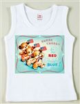 "Three Cheers for the Red, White and Blue" Vintage Tee